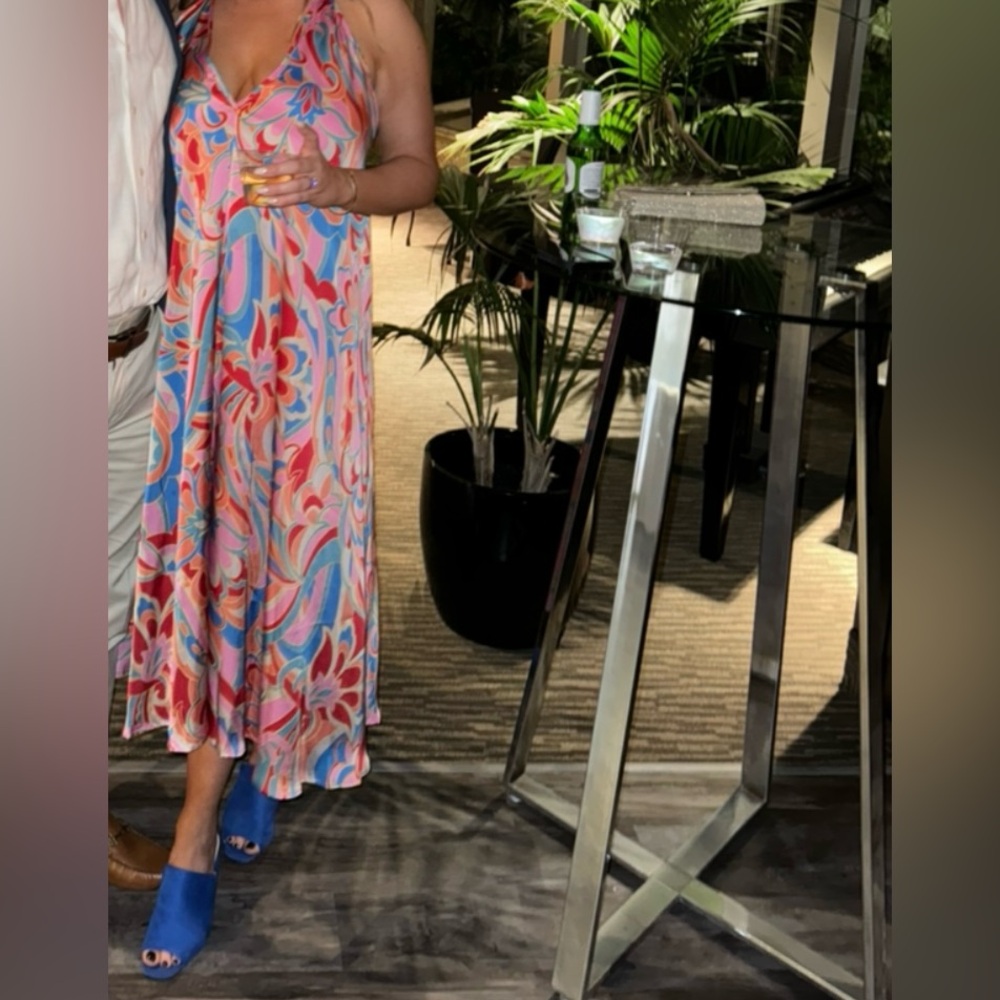 Colorful Floral Midi/Maxi Dress